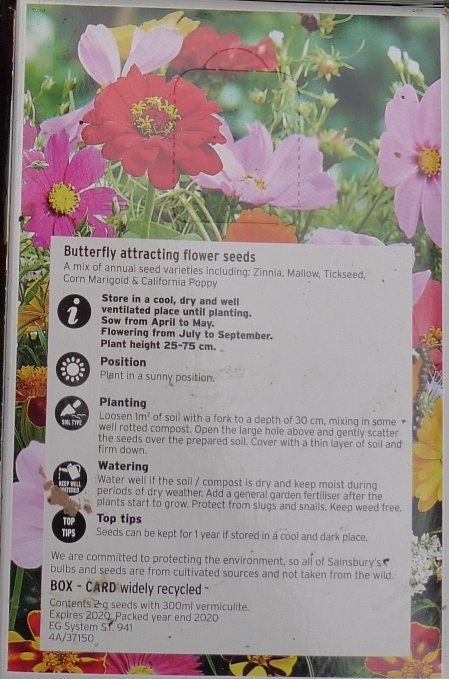 Sainsbury's butterfly garden