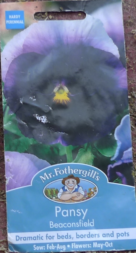 pansy Beaconsfield seed packet
